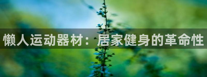 德国意昂3集团：懒人运动器材：居家健身的革命性