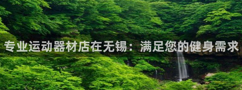 意昂3代理：专业运动器材店在无锡：满足您的健身需求