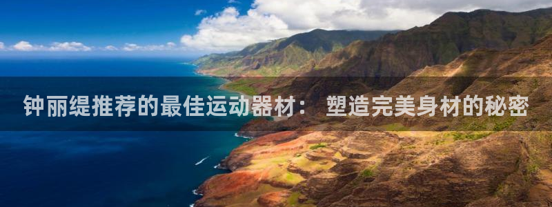意昂3集团官网网址：钟丽缇推荐的最佳运动器材： 塑造
