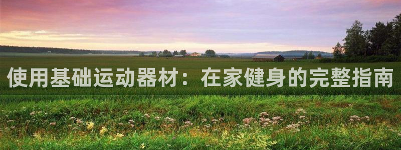 意昂体育3平台APP：使用基础运动器材：在家健身的完