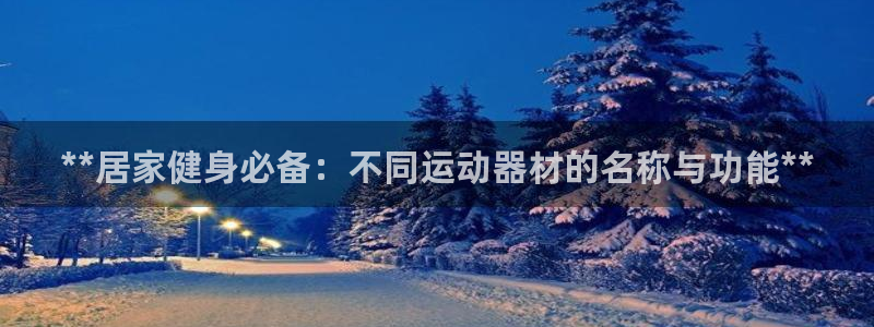 意昂体育3开户：**居家健身必备：不同运动器材的名称