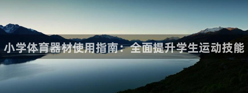 德国意昂3集团：小学体育器材使用指南：全面提升学生运