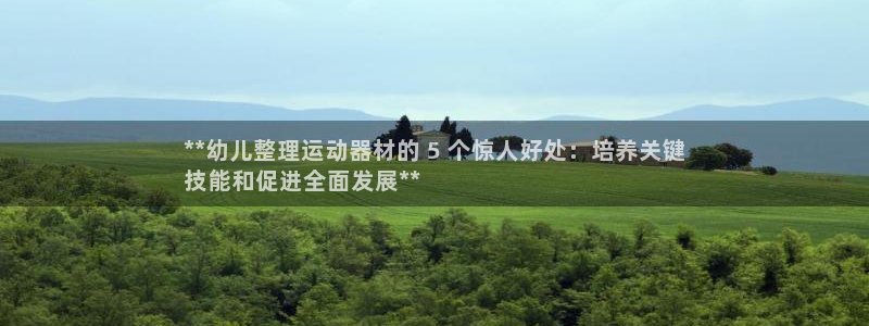 意昂体育3注册：**幼儿整理运动器材的 5 个惊人好处：培养