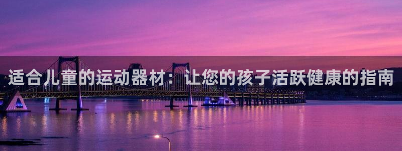 注册意昂3：适合儿童的运动器材：让您的孩子活跃健康的