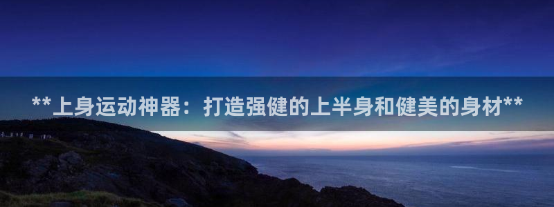意昂3五金厂：**上身运动神器：打造强健的上半身和健